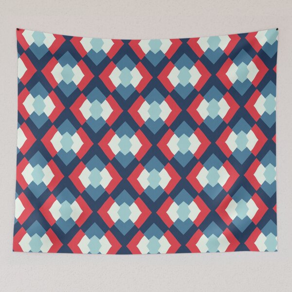 Item preview, Americana USA Geometric Series in Red, White and Blue Patriotic Patterns designed and sold by cozycaroline.