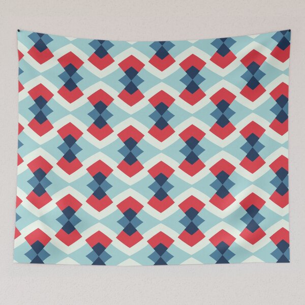 Artikelvorschau, Americana USA Geometric Series in Red, White and Blue Patriotic Patterns entworfen und verkauft von cozycaroline.