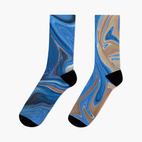 Item preview, Blue Palette Abstract Painting Color Study Series A - 17 designed and sold by ZekeArtPrints.