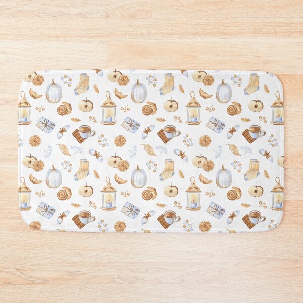 Item preview, Cozy Autumn pattern (on white) designed and sold by Flowersforbear.