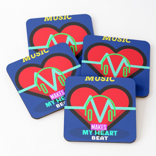 Item preview, MUSIC MAKES MY HEART BEAT designed and sold by A-shell.