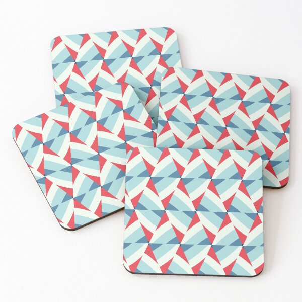 Item preview, Americana USA Geometric Series in Red, White and Blue Patriotic Patterns designed and sold by cozycaroline.