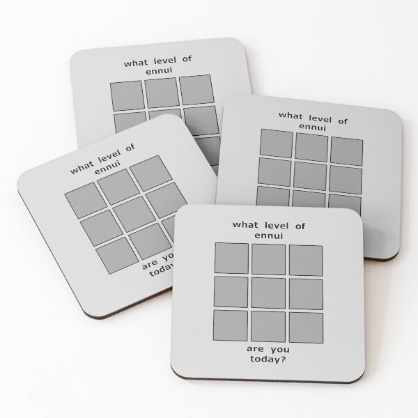 Item preview, what level of ennui are you today? designed and sold by jefph.