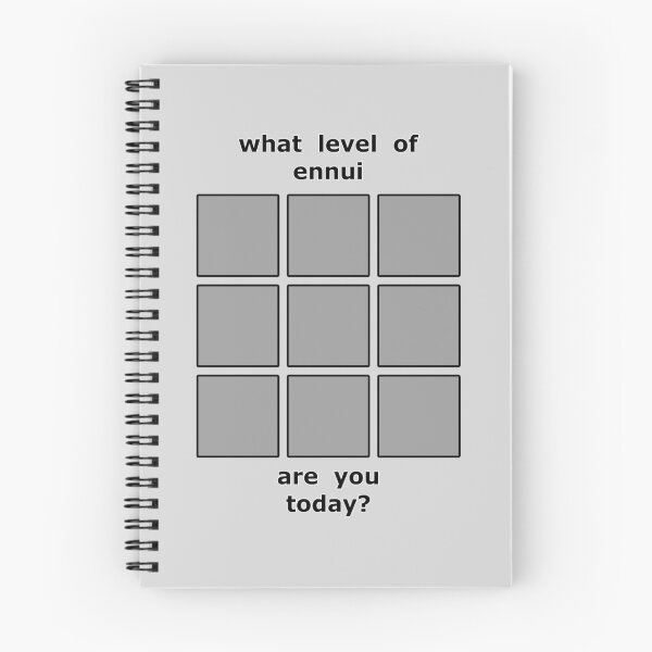 Item preview, what level of ennui are you today? designed and sold by jefph.
