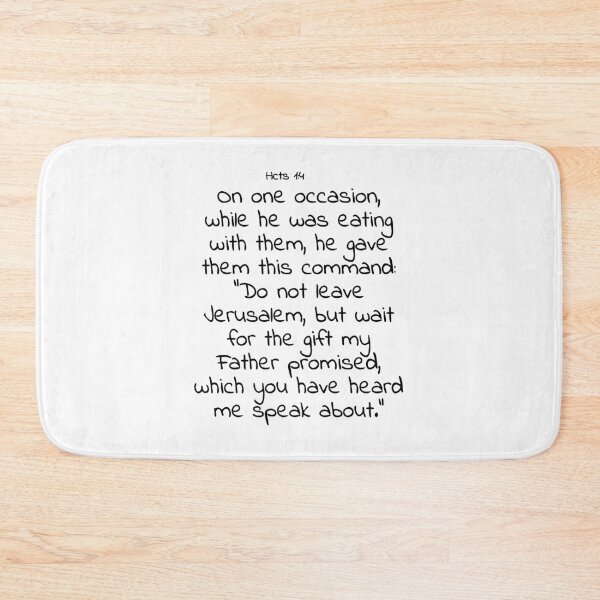 Item preview, Bible verse: Acts 1:4 designed and sold by john-3-16.