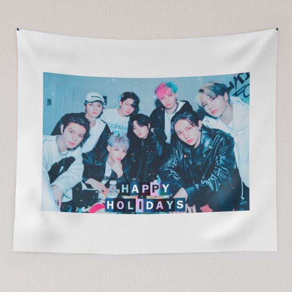 Item preview, Stray Kids - kpop - Christmas - happy holidays designed and sold by kitten-minho.