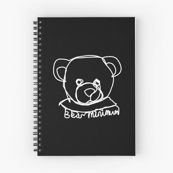 Item preview, Bear Portrait Minimal Pun Bear Minimum designed and sold by ellenhenry.