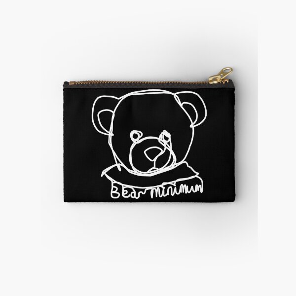 Item preview, Bear Portrait Minimal Pun Bear Minimum designed and sold by ellenhenry.