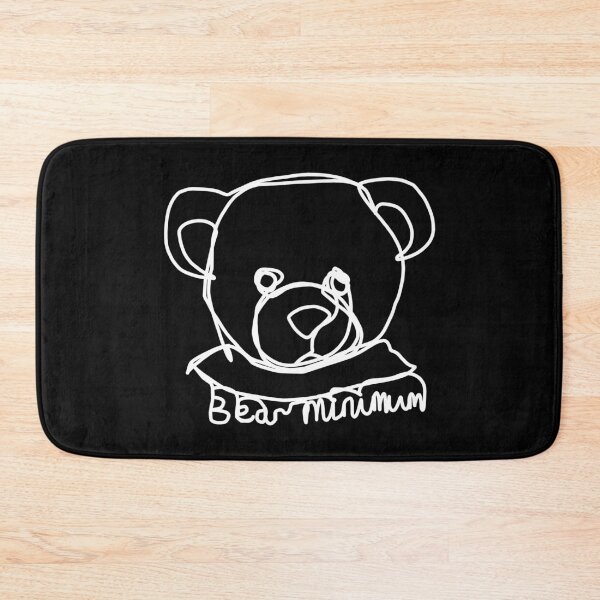 Item preview, Bear Portrait Minimal Pun Bear Minimum designed and sold by ellenhenry.