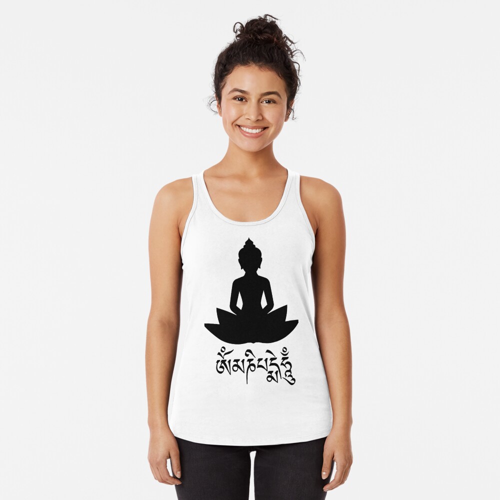 White Compassion Yoga Tank Top