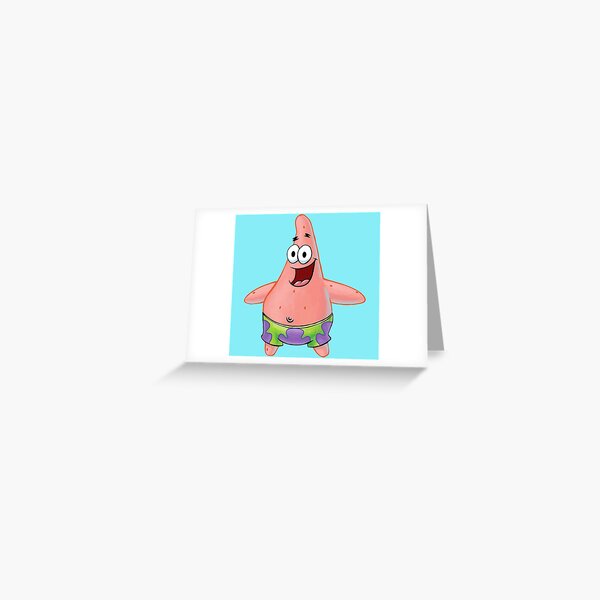 Vista previa del artículo con la obra «Patrick emocionado», diseñado y vendido por YodaJuan4Me.