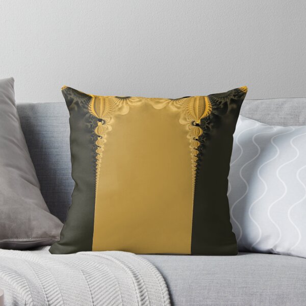 Item preview, Black and gold curtain with spiral shapes and patterns designed and sold by derejeb.