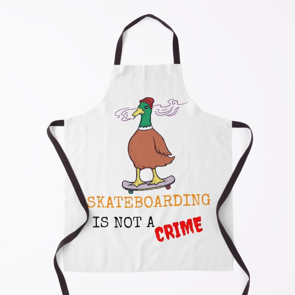 Item preview, SKATEBOARDING IS NOT A CRIME designed and sold by MIKE'S PRINT ON DEMAND.
