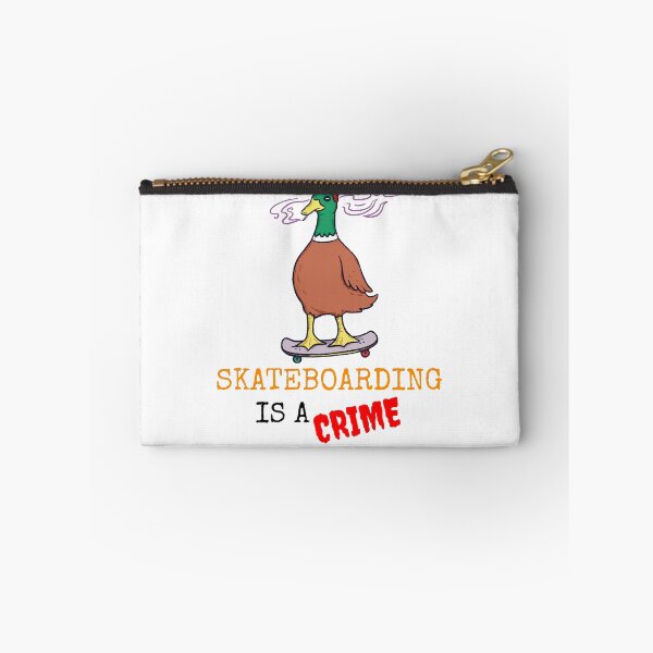 Item preview, SKATEBOARDING IS A CRIME designed and sold by MIKE'S PRINT ON DEMAND.