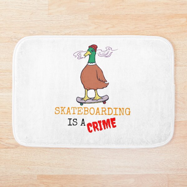Item preview, SKATEBOARDING IS A CRIME designed and sold by MIKE'S PRINT ON DEMAND.