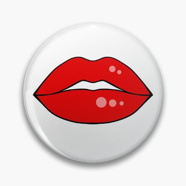 Item preview, Cartoon comic book lips red designed and sold by ArtfulBonBon.