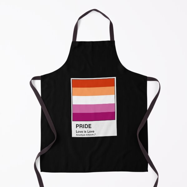 Item preview, Lesbian Pride Flag Paint Chip Card designed and sold by AmethystArtwork.