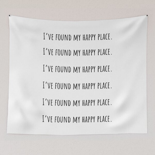 Item preview, I've found my happy place Travel Quote designed and sold by QuotesBerry.