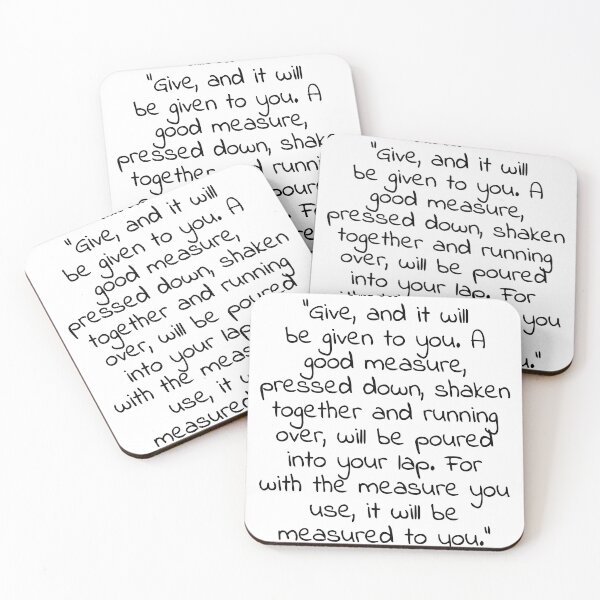 Item preview, Bible verse: Luke 6:38 designed and sold by john-3-16.