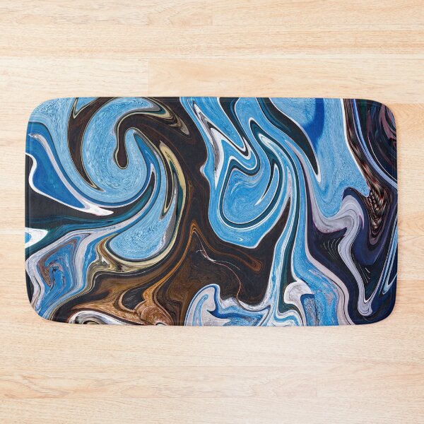 Item preview, Blue Palette Abstract Painting Color Study Series A - 19 designed and sold by ZekeArtPrints.