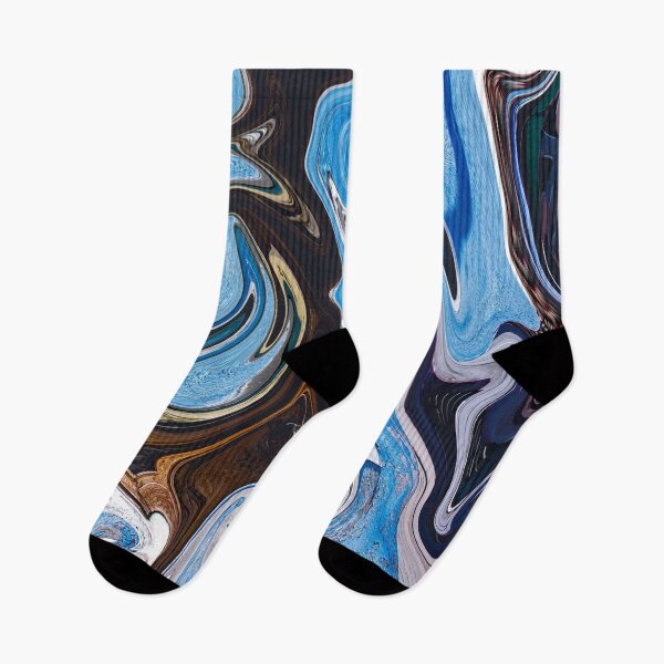 Item preview, Blue Palette Abstract Painting Color Study Series A - 19 designed and sold by ZekeArtPrints.