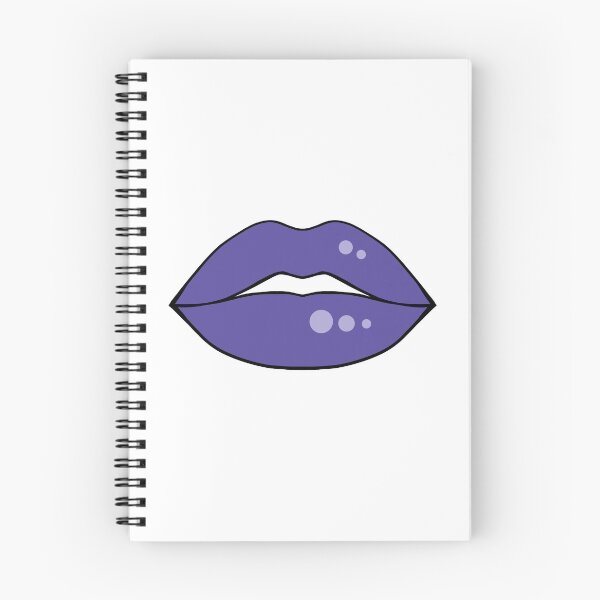 Item preview, Cartoon comic book lips purple designed and sold by ArtfulBonBon.