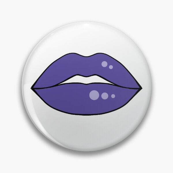 Item preview, Cartoon comic book lips purple designed and sold by ArtfulBonBon.
