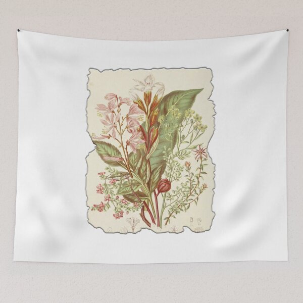 Item preview, Vintage Botanical Floral Flower Plant Art Drawing designed and sold by PodiShawna.