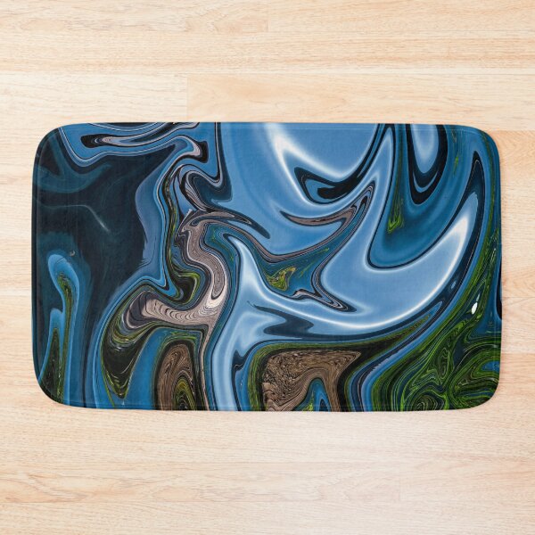 Item preview, Blue Palette Abstract Painting Color Study Series A - 22 designed and sold by ZekeArtPrints.