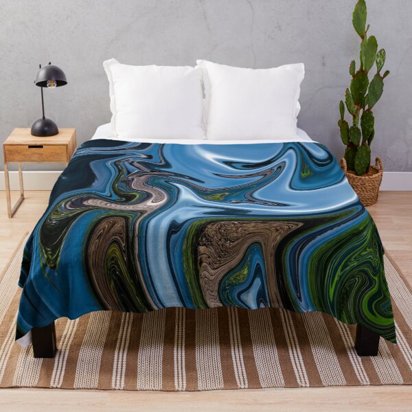 Item preview, Blue Palette Abstract Painting Color Study Series A - 22 designed and sold by ZekeArtPrints.