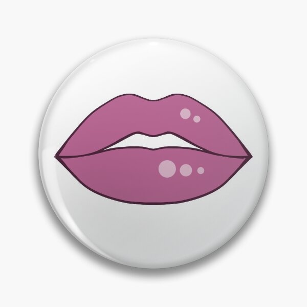 Item preview, Cartoon comic book lips pink designed and sold by ArtfulBonBon.