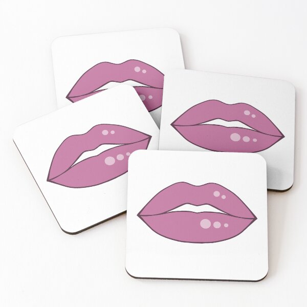Item preview, Cartoon comic book lips pink designed and sold by ArtfulBonBon.