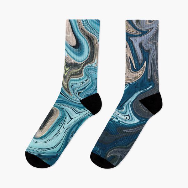 Item preview, Blue Palette Abstract Painting Color Study Series A - 21 designed and sold by ZekeArtPrints.