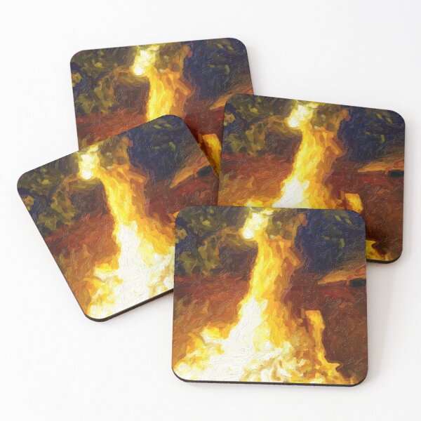 Item preview, Attraction by Fire On Canvas 7 designed and sold by pedrolealmkt.