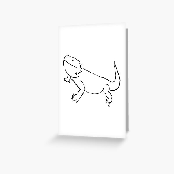 BEST SELLING- Margo The Beardie Merchandise Greeting Card