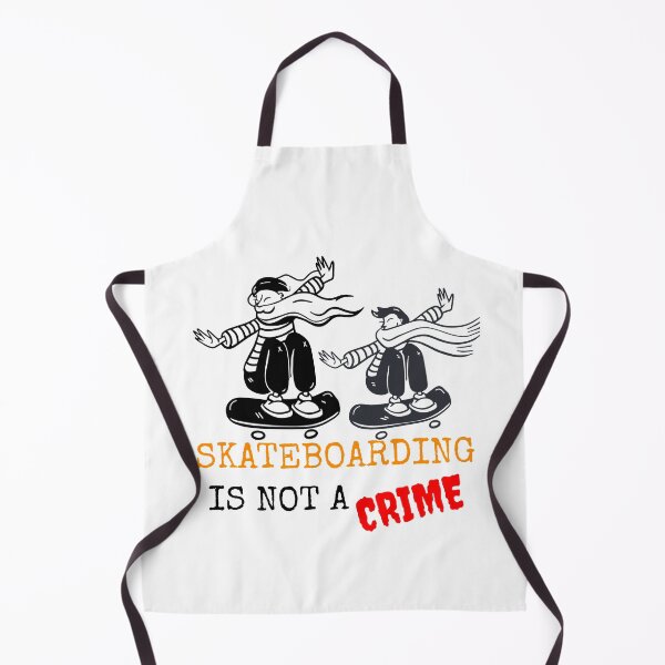 Item preview, SKATEBOARDING IS NOT A CRIME designed and sold by MIKE'S PRINT ON DEMAND.