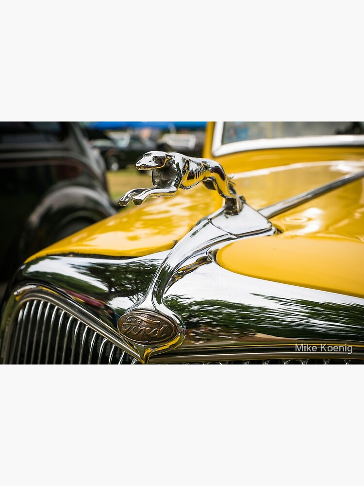 "Ford Greyhound Hood Ornament - Chrome" Poster by MikeKoenigPhoto | Redbubble