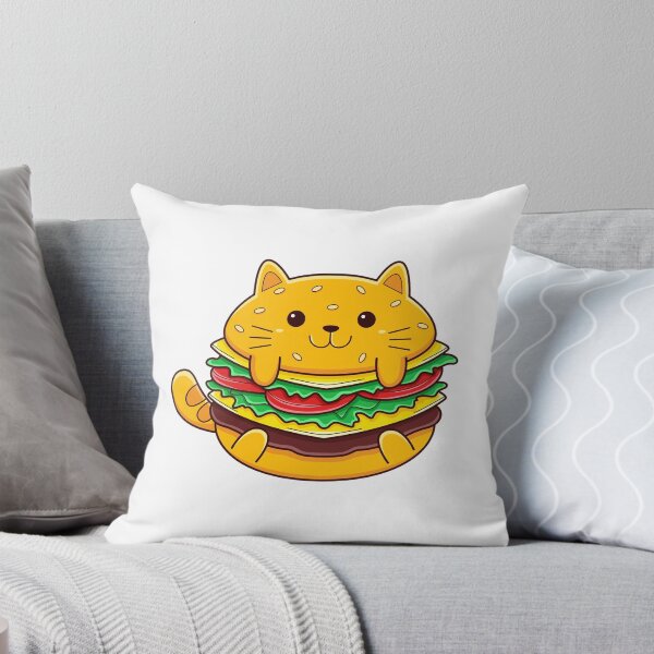Item preview, Cute Burger Cat  designed and sold by plueschbrummer.
