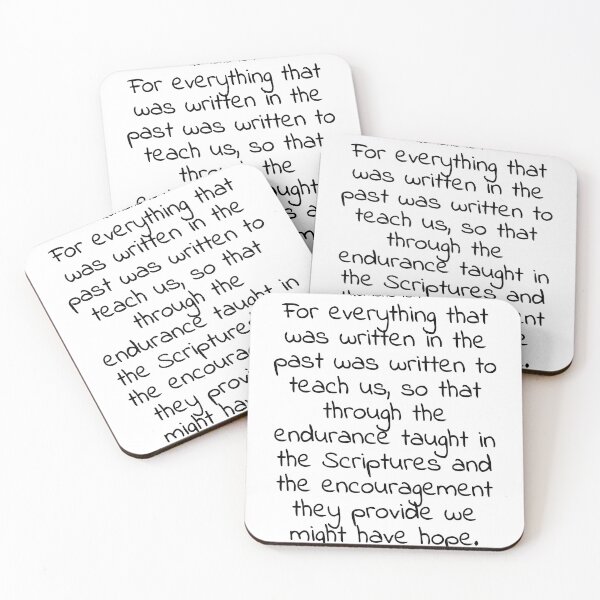 Item preview, Bible verse: Romans 15:4 designed and sold by john-3-16.