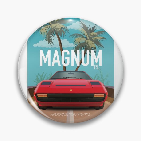 Item preview, Magnum PI TV Series Poster designed and sold by MoviePosterBoy.