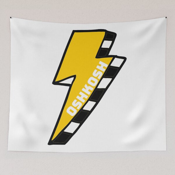 Item preview, UWO University of Wisconsin Oshkosh Lightning Bolt designed and sold by kkosmicki.
