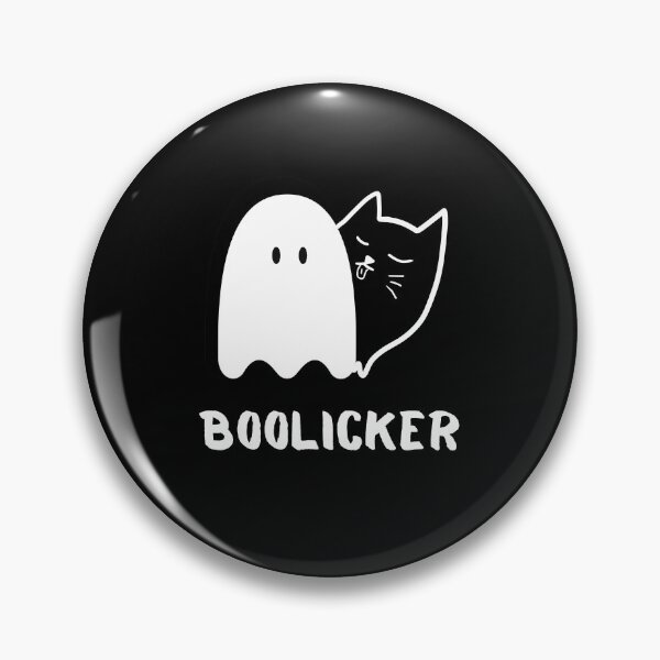 Artikelvorschau,  Boolicker, süße Kawaii-Katze leckt Boo-Geist, lustiges Ghost-Boo-Halloween-Design entworfen und verkauft von subtleday.