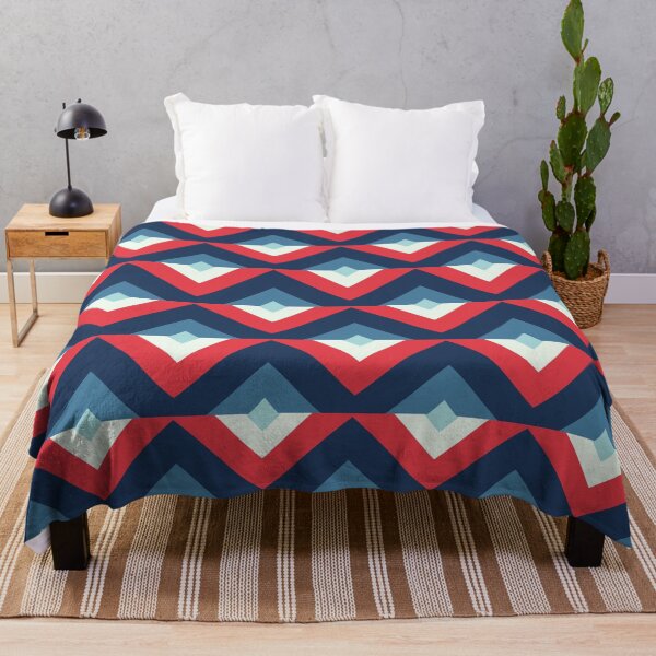 Item preview, Americana USA Geometric Series in Red, White and Blue Patriotic Patterns designed and sold by cozycaroline.