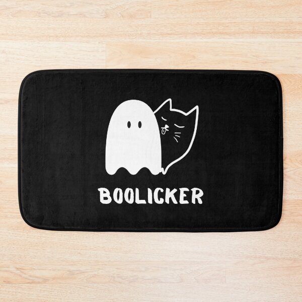 Item preview,  Boolicker, Cute Kawaii Cat Licking Boo Ghost, Funny Ghost Boo Halloween Design designed and sold by subtleday.