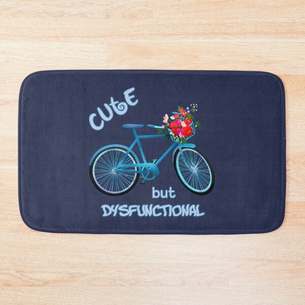 Item preview, Cute but dysfunctional bicycle flowers 4 impractical funny designed and sold by SolidEarthArt.