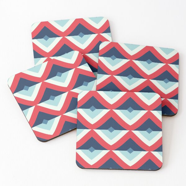 Item preview, Americana USA Geometric Series in Red, White and Blue Patriotic Patterns designed and sold by cozycaroline.