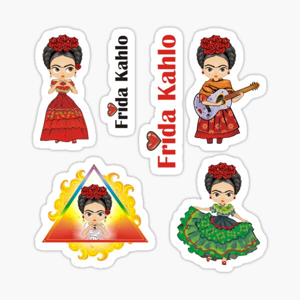 Frida Kahlo pack 6pcs Sticker