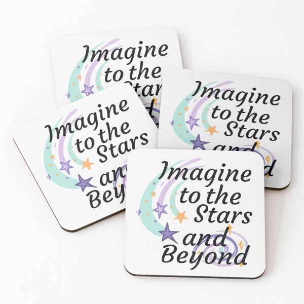 Item preview, Imagine to the Stars and Beyond. Inspirational Writing and Creativity Quote designed and sold by ACC .