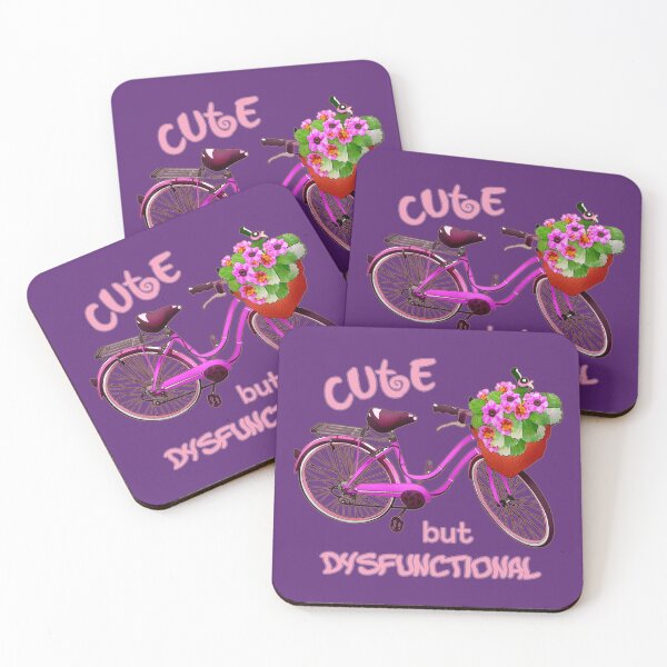 Item preview, Cute but dysfunctional bicycle flowers 5 impractical funny designed and sold by SolidEarthArt.