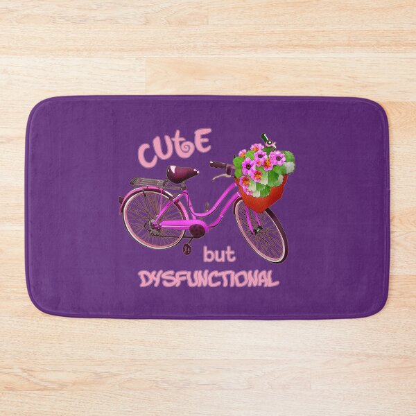 Item preview, Cute but dysfunctional bicycle flowers 5 impractical funny designed and sold by SolidEarthArt.